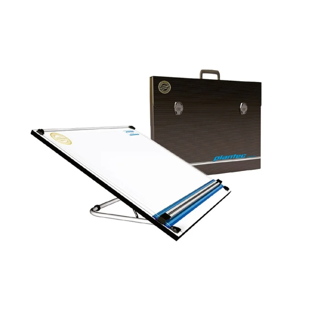 Tablero 50x60 cm con paralela, atril 6 posiciones, portatabl