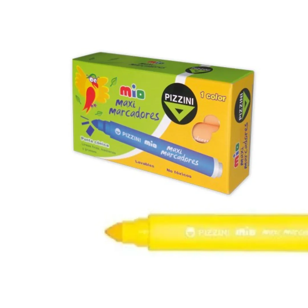 MAXI MARCADOR PIZZINI AMARILLO