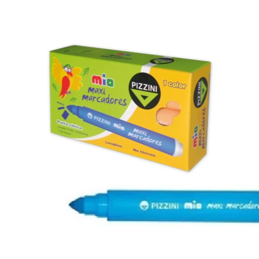 MAXI MARCADOR PIZZINI CELESTE
