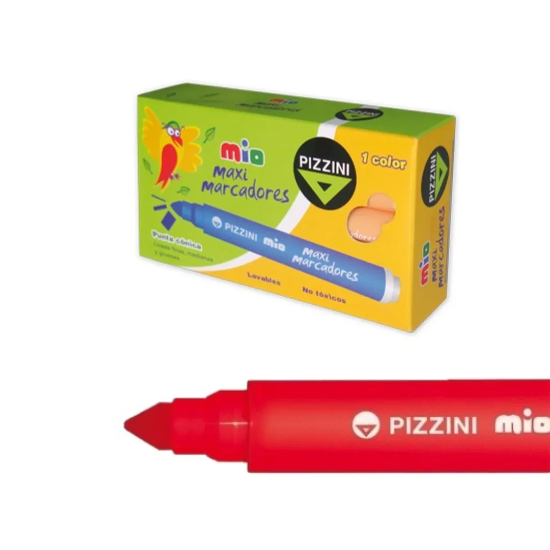 MAXI MARCADOR PIZZINI ROJO