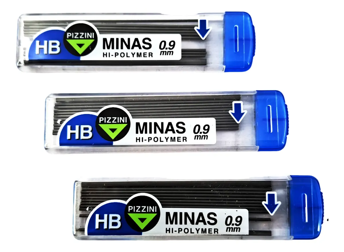 MINAS PIZZINI HB 0.9MM 60MM X12
