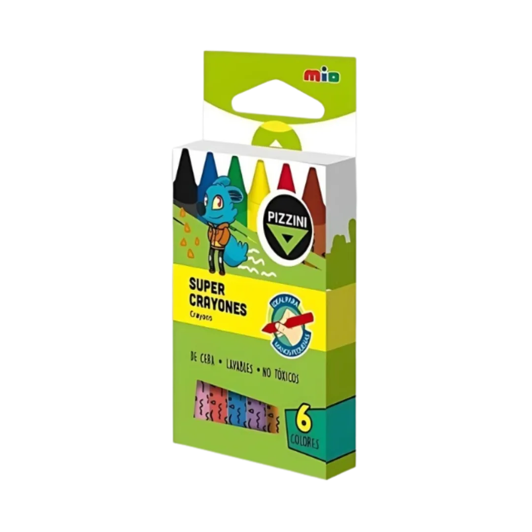 CRAYON PIZZINI X 6 FINO 9306