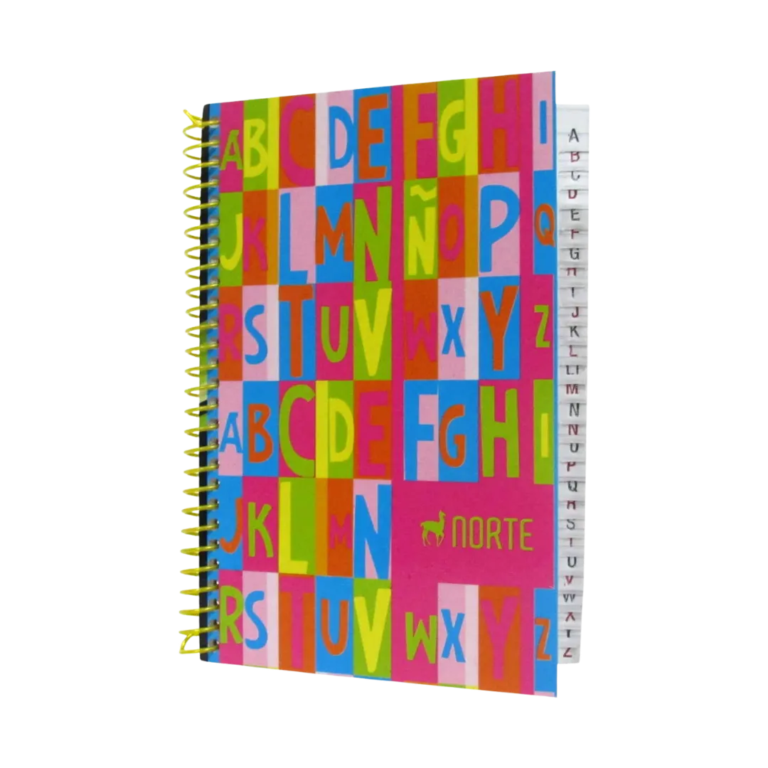 LIBRETA NORTE 4040 C/INDICE X unid
