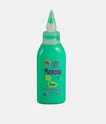 ADHESIVO PLASTICOLA FLUO X 40 VERDE