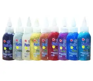 ADHESIVO PLASTICOLA GLITTER X 40 IRISDISCENTE