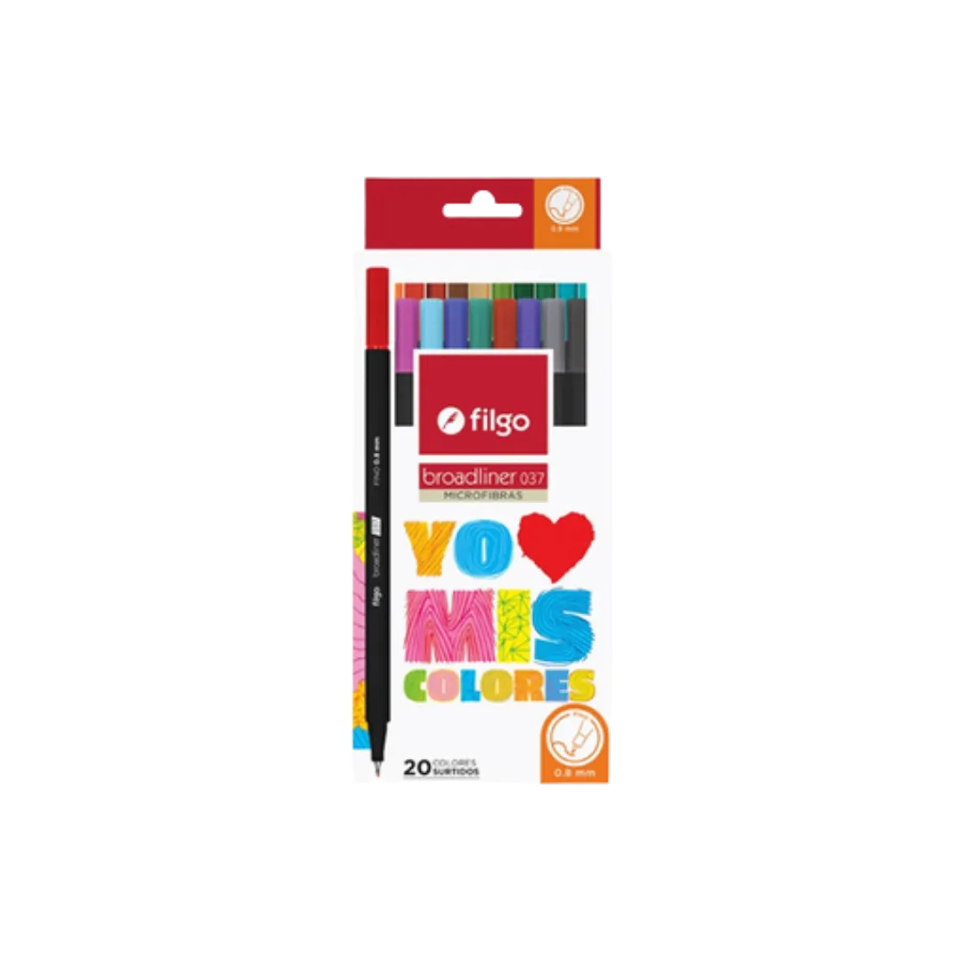 MARCADOR FILGO BROADLINER 037 X 20