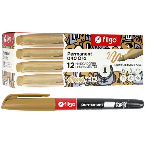 MARCADOR PERMANENTE FILGO 040 METAL
