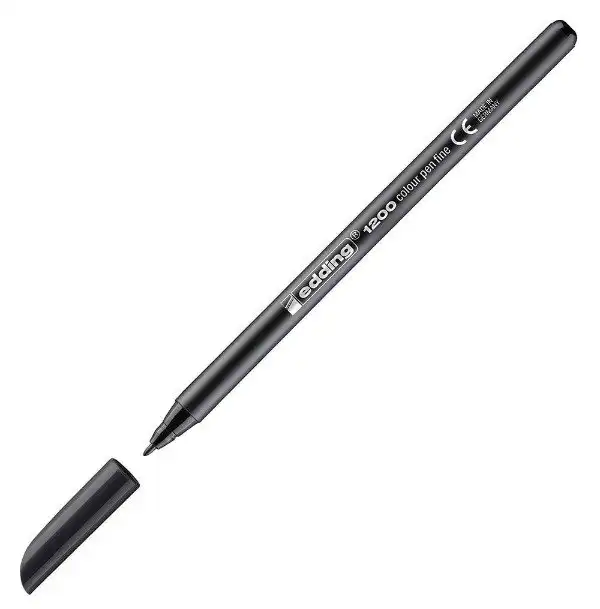 MARCADOR EDDING 1200 PTA. FINA NEGRO