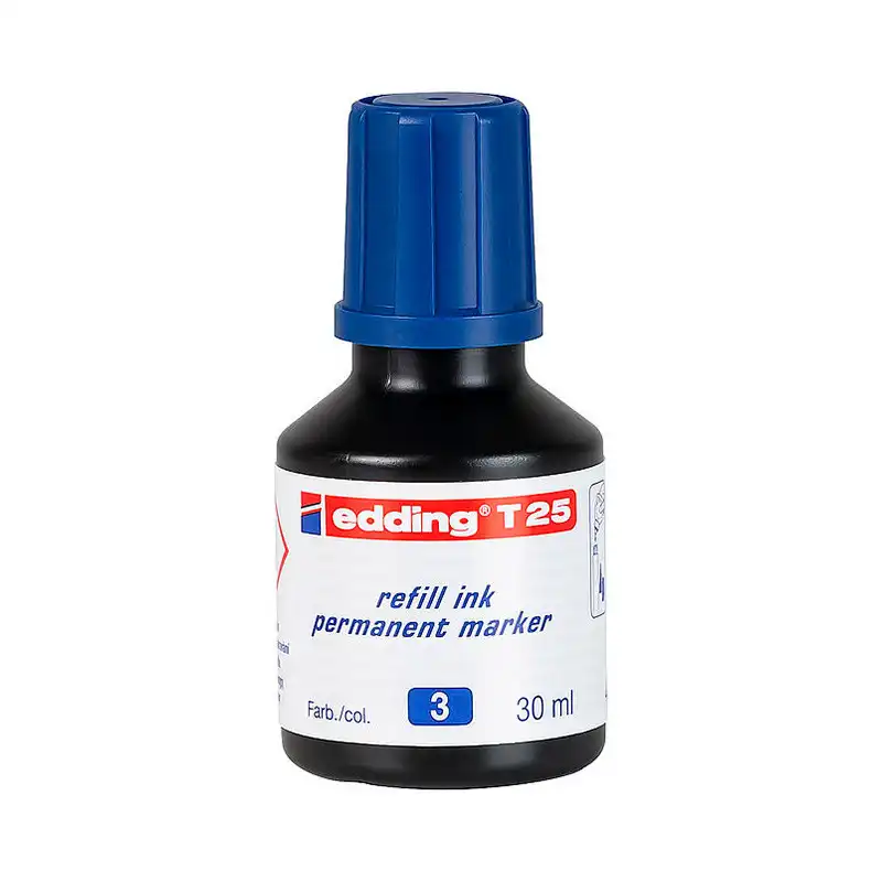 TINTA EDDING P/MARCADOR T25 AZUL