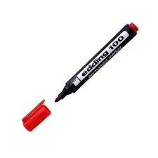 MARCADOR EDDING 100 ROJO