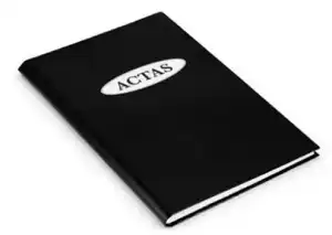 LIBRO DE ACTAS CORONA 4 MANOS OFICIO POTOSI