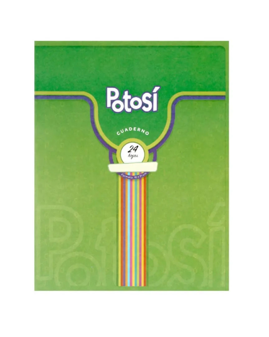 CUADERNO T/F X 24 POTOSI RAY.