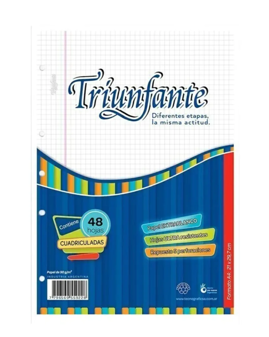 REPUESTO TRIUNFANTE A4 CUAD X 48 HJ