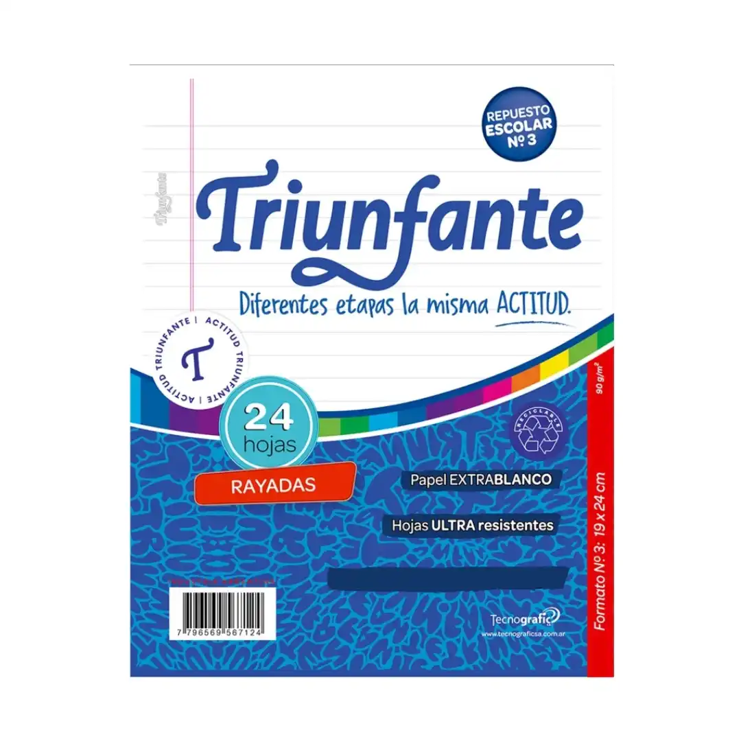 REPUESTO TRIUNFANTE X 24 RAY