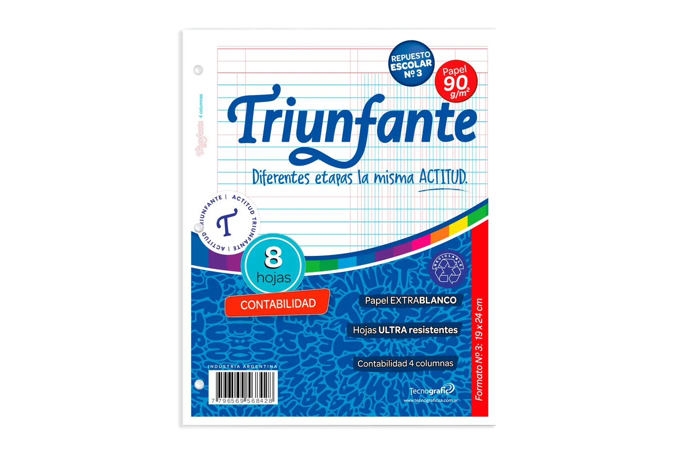 REPUESTO CONTABILIDAD 4 COLUMNAS TRIUNFANTE