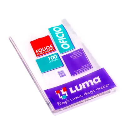 FOLIO LUMA OFICIO REFORZADO X100