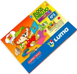 BLOCK DE DIBUJO N 5 COLOR LUMA
