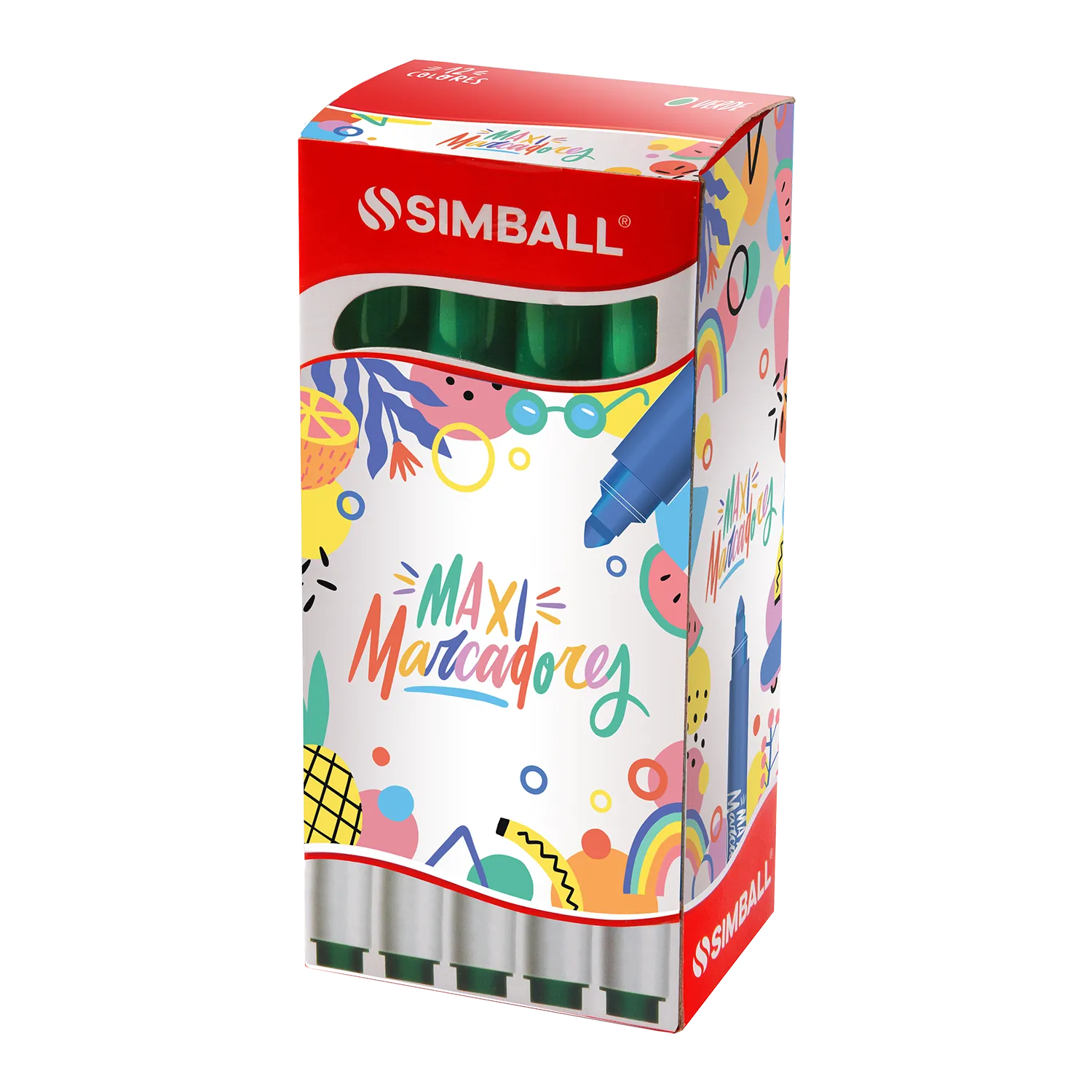 MARCADOR MAXI SIMBALL VERDE OSCURO
