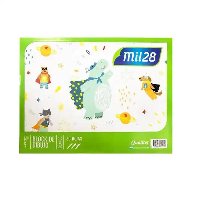 BLOCK DIBUJO N 5 1028 BLANCO 20 HS
