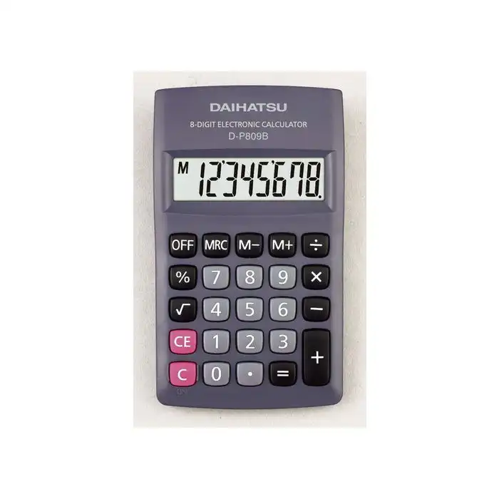CALCULADORA DAHIATSU D-P 809