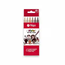 MARCADOR FILGO X6 TONOS DE PIEL