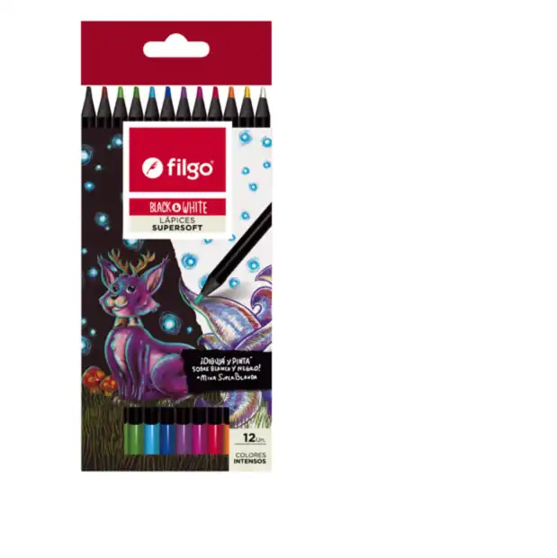 LAPIZ FILGO SUPERSOFT X 12 BLACK