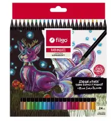 LAPIZ FILGO SUPERSOFT X 24 BLACK