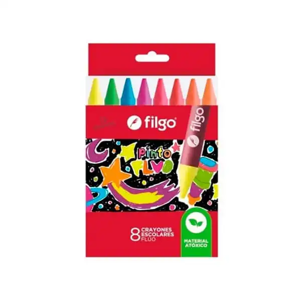 CRAYON FILGO X 8 FLUO