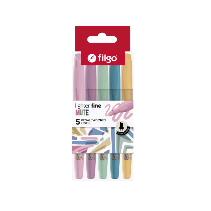 RESALTADOR FILGO LIGHTER FINE MUTE EST X5