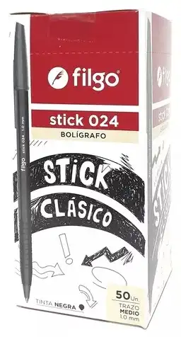 BOLIGRAFO FILGO STICK 024 NEGRO