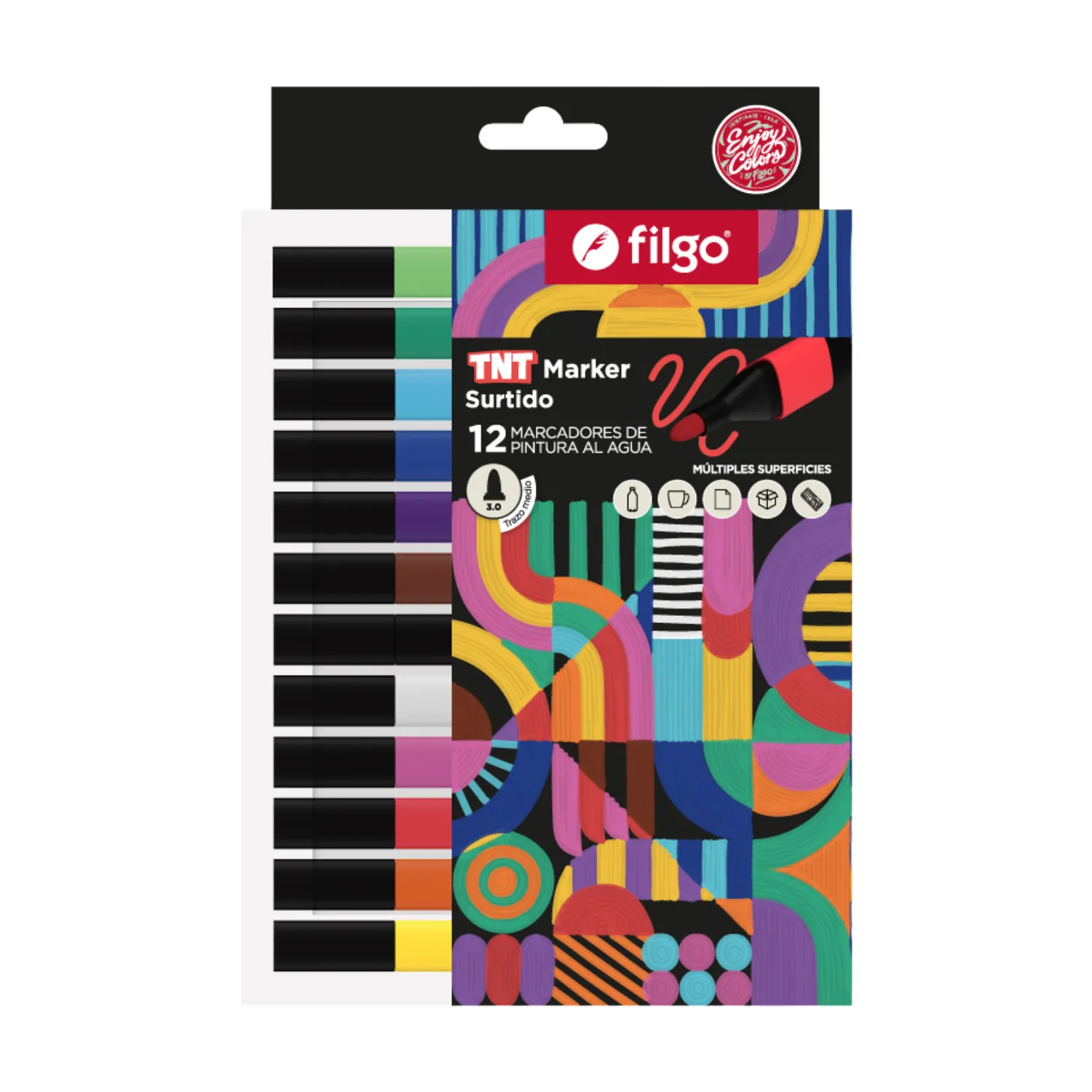MARCADOR FILGO TNT MARKER EST X12