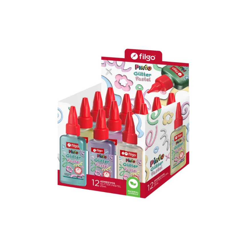 ADHESIVO FILGO GLITTER 25 ML PASTEL