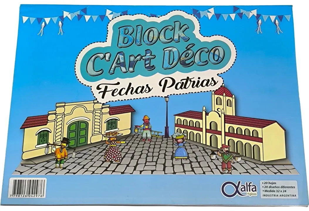 BLOCK CART. ENTRETENIDA FECHAS PATRIAS