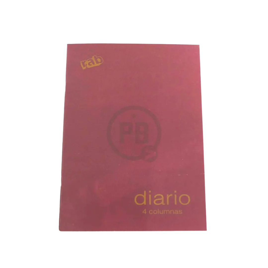 CUADERNO CONTABLE RAB DIARIO 4 COLUM TAPA FLEX 1726/D4