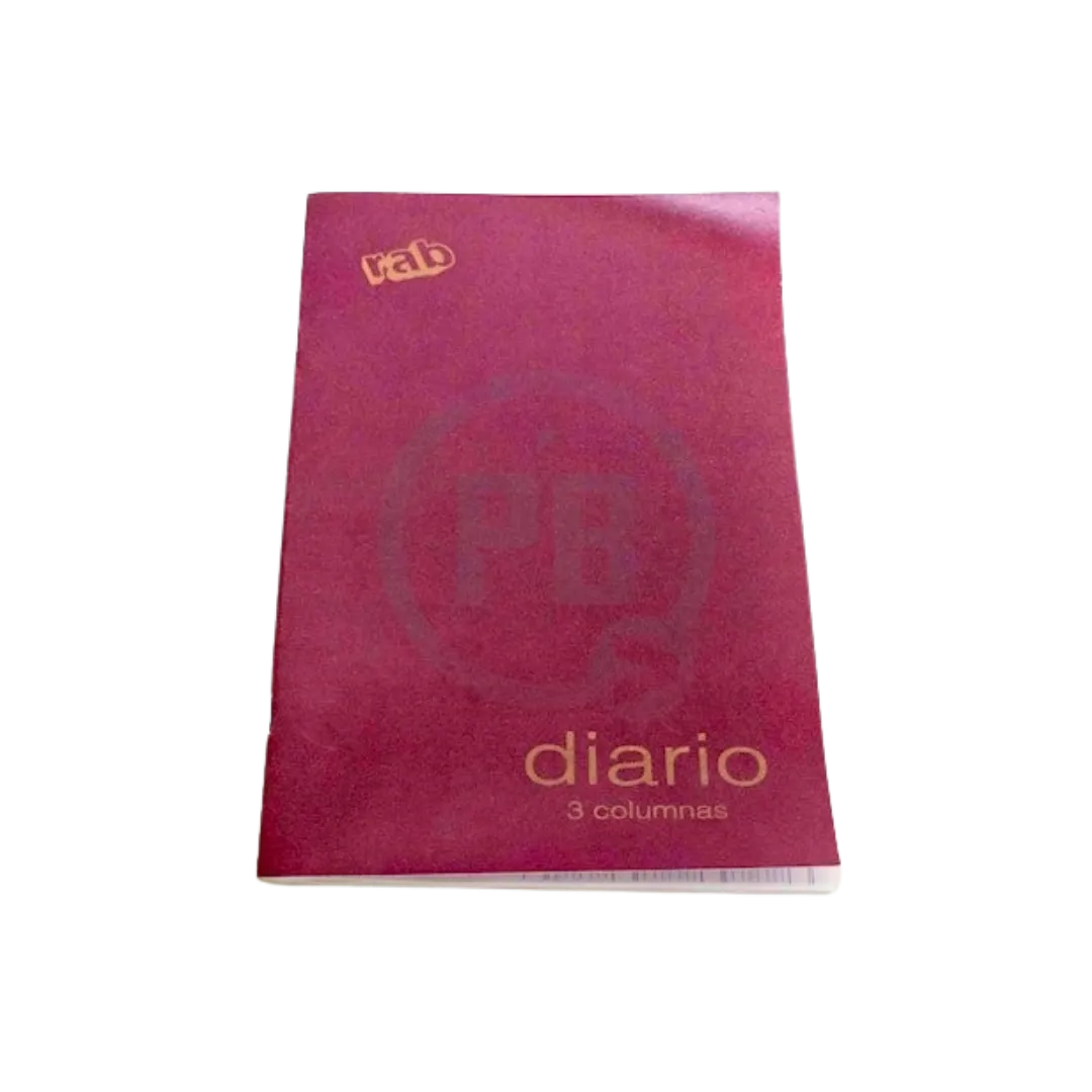 LIBRO CONTABLE RAB DIARIO 3 COLUM TAPA FLEX 2233/D3