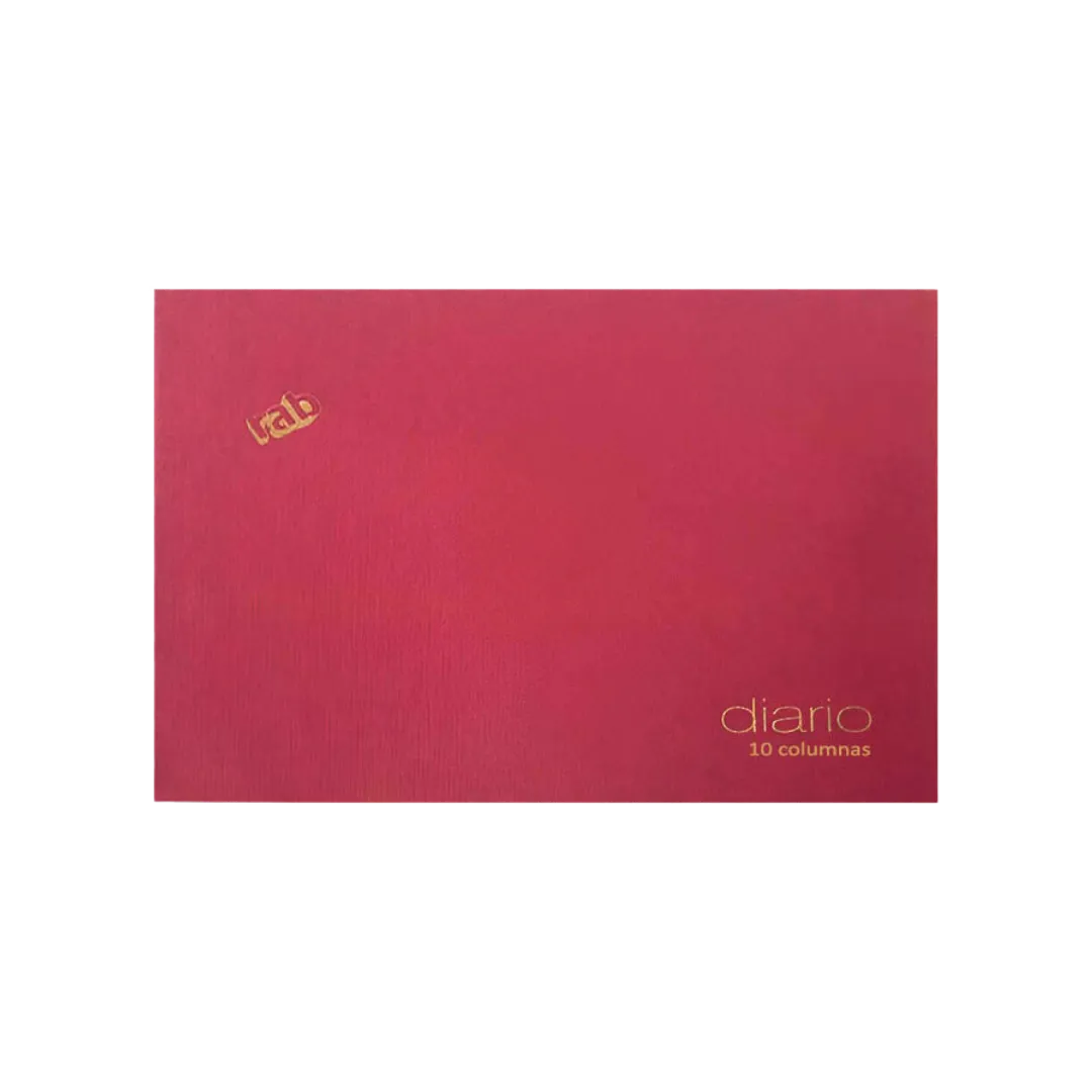 CUADERNO CONTABLE RAB DIARIO 10 COLUM TAPA FLEX 3322/D10