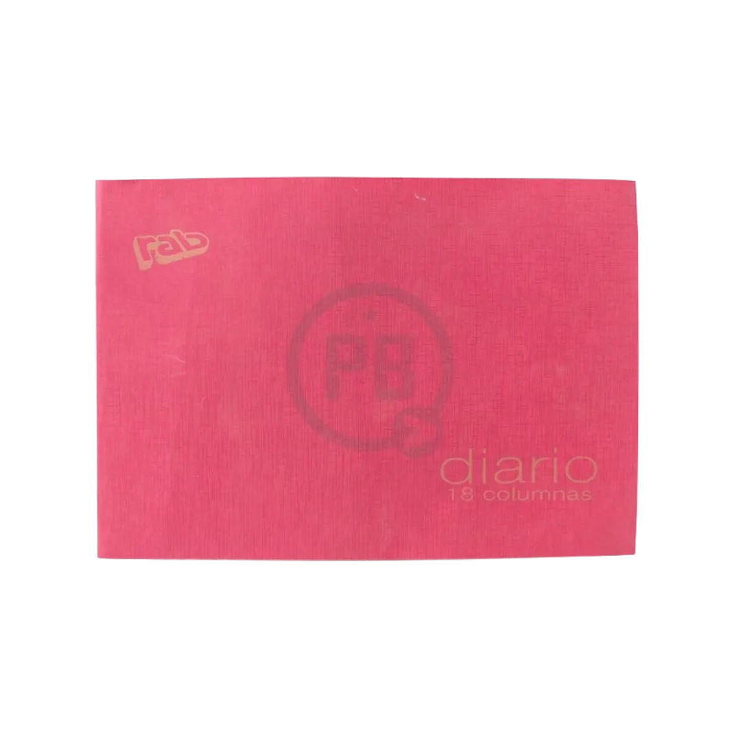 CUADERNO CONTABLE RAB DIARIO 18 COLUM TAPA FLEX 3322/D18