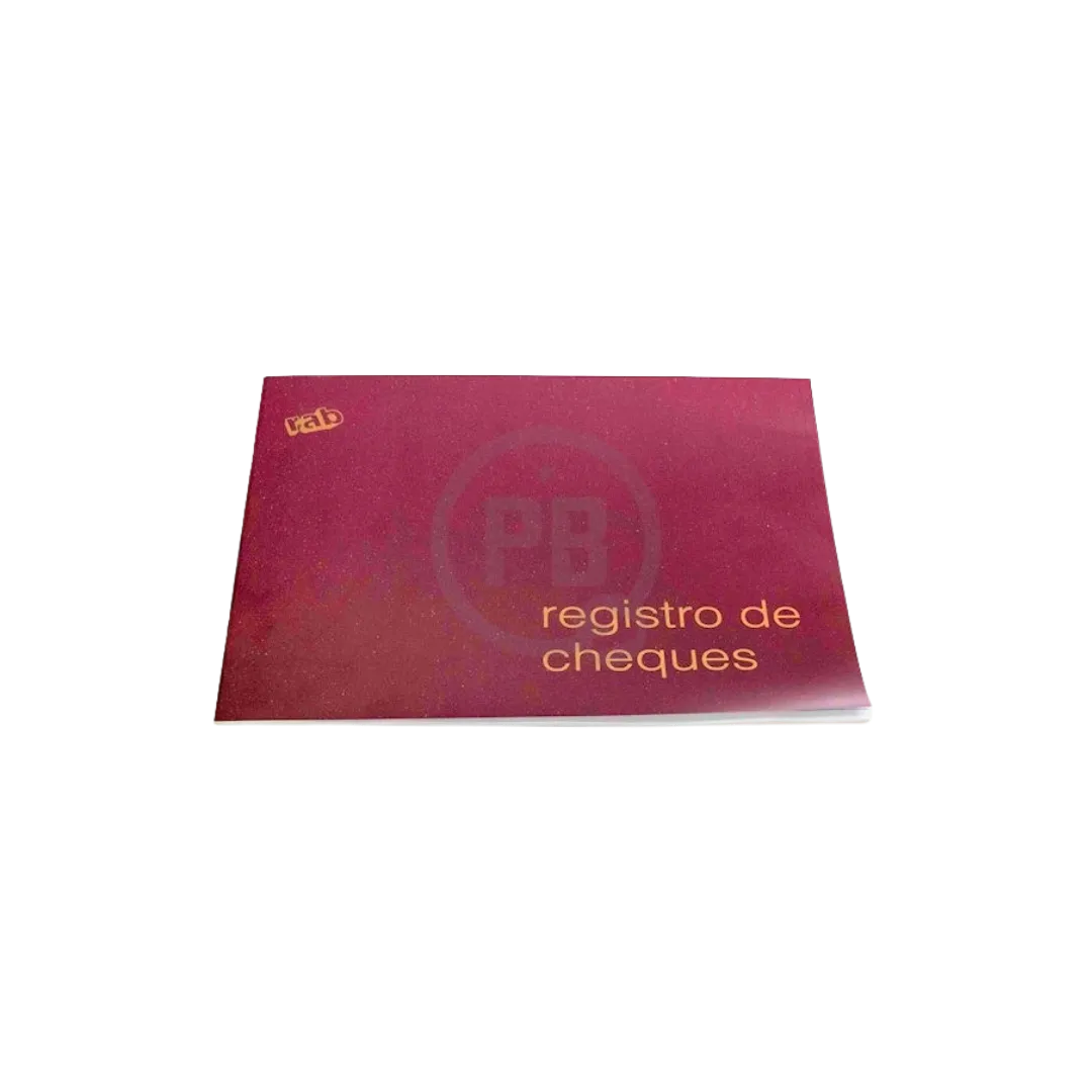 LIBRO RAB REGISTRO DE CHEQUES T/F 2299 48 PAG
