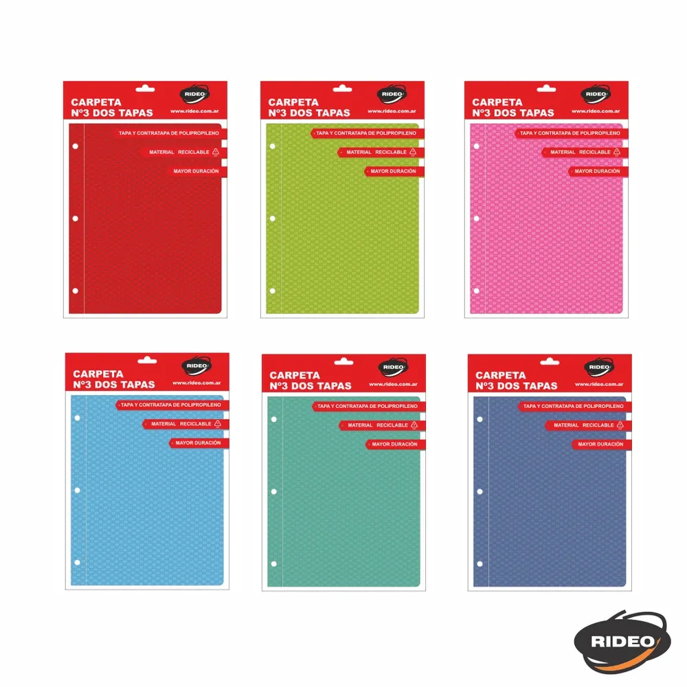 CARPETA N3 PVC RIDEO 2923