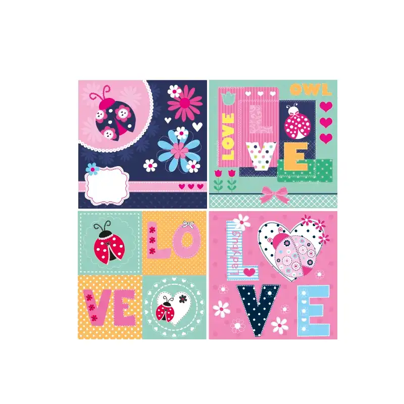LAMINA DE DECOUPAGE EQ 32X32 CM