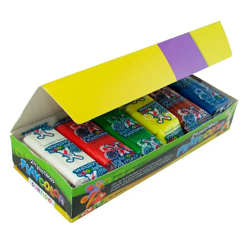PLASTILINA PLAYCOLOR X 24