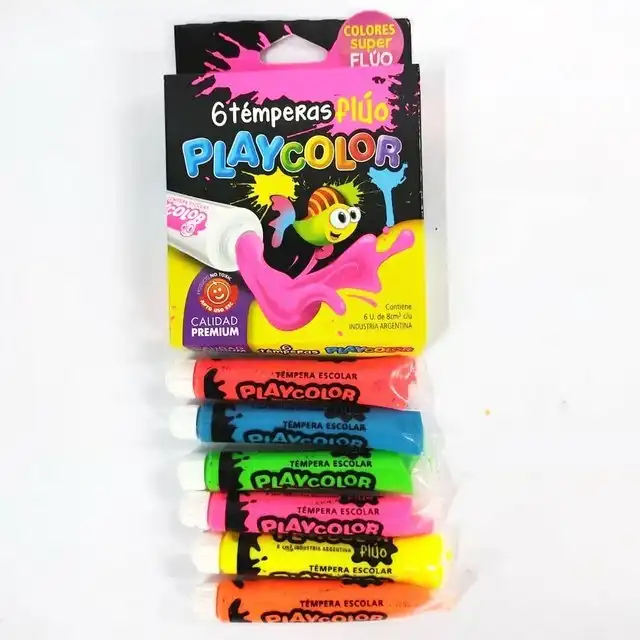 TEMPERA PLAYCOLOR FLUO X 6