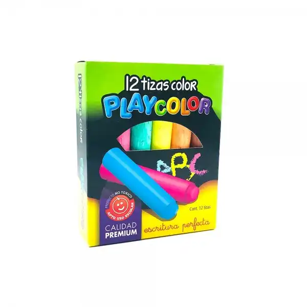 TIZA COLOR X 12 PLAYCOLOR