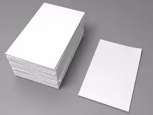 TARJETA BLANCA OPALINA