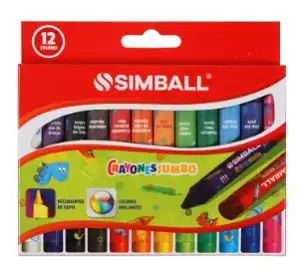 CRAYON SIMBALL JUMBO X 12
