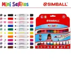 MARCADOR SIMBALL MINI SELLITOS X 10