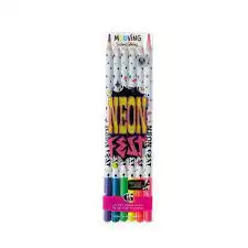 Lapiz Color Mooving Neon X6u.largos