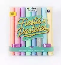 Resaltador Mooving Pastel X 8u