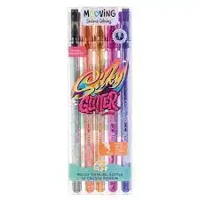ROLLER GEL MOOVING GLITTER X 5