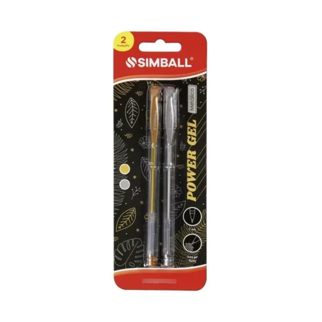 ROLLER SIMBALL GEL METAL X 2